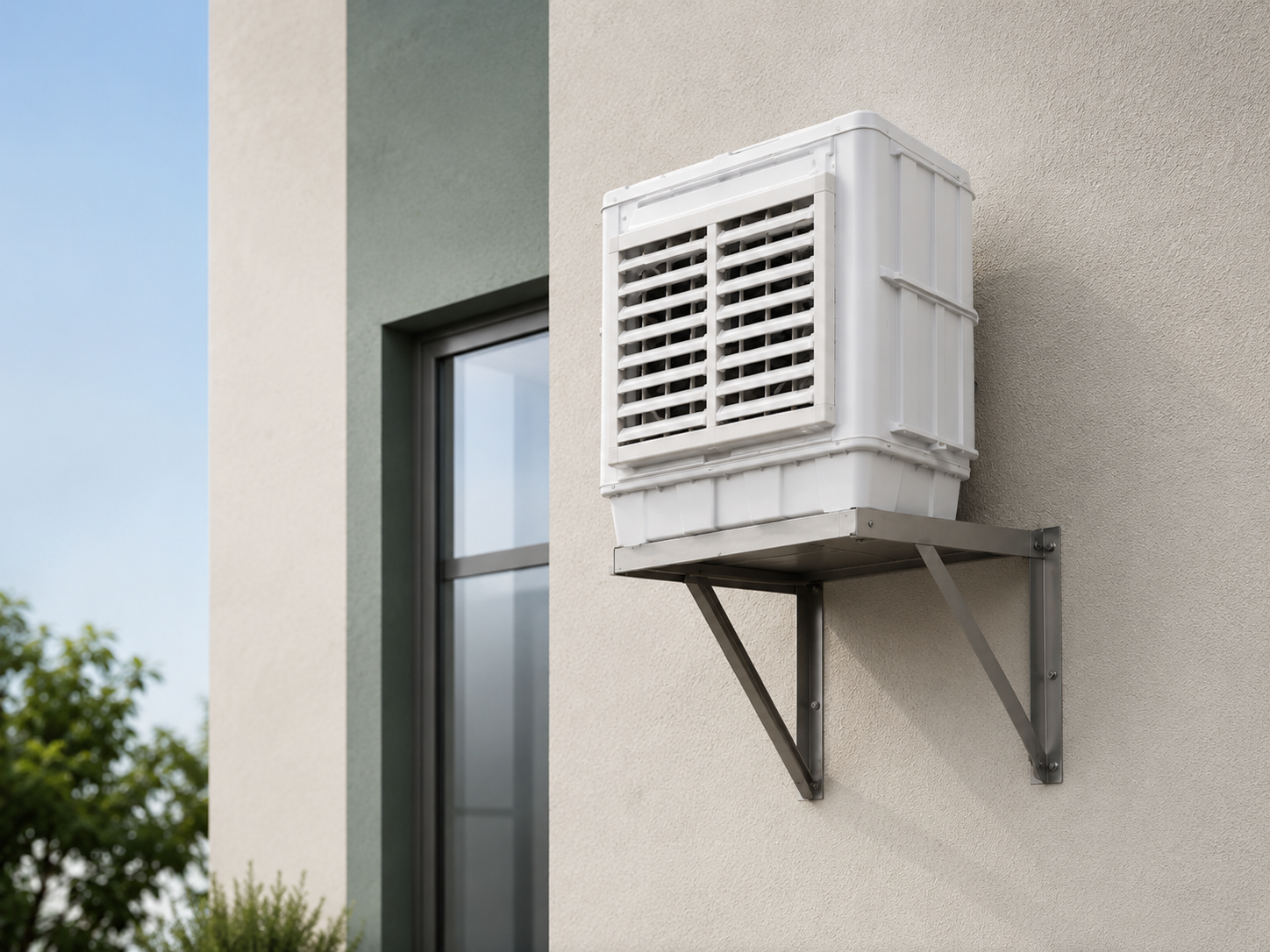 Climatizador Evaporativo de Janela 10000 220 V em aplicação