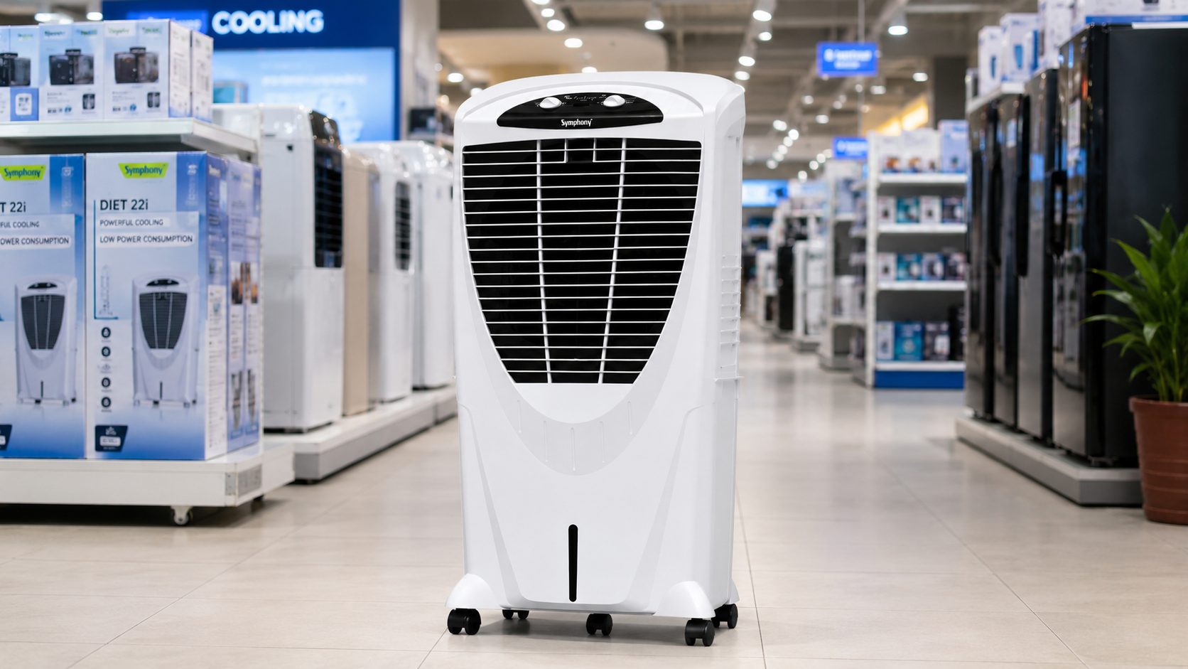 Climatizador Evaporativo Portátil Winter 80XL-B 127 V em aplicação
