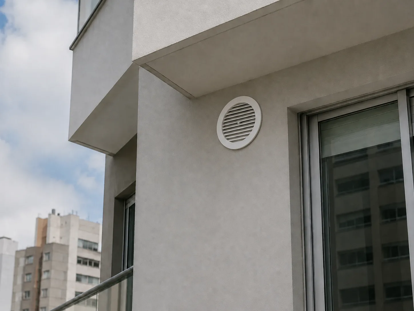 Grade de Ventilação Encaixe 200 mm em aplicação