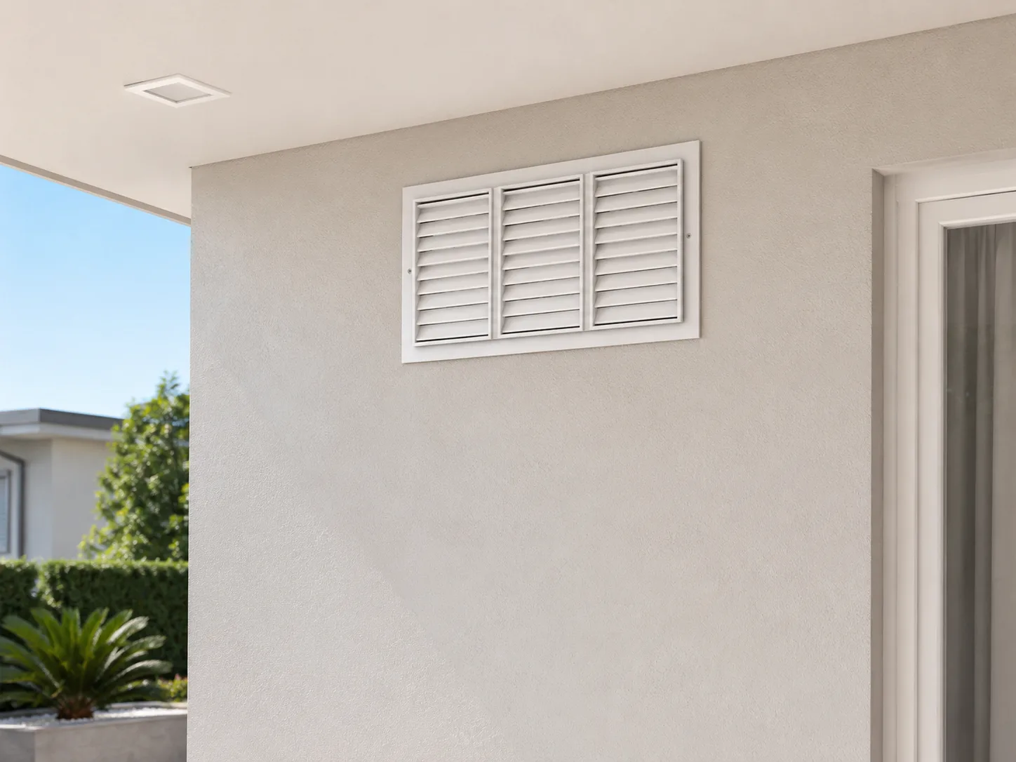 Grade de Ventilação Encaixe 35x16 cm em aplicação